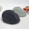 Women's and Men's Y2K Stitched Cutout Flat Cap Hat