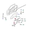 POKESS Lève-vitre Mécanisme Complet Avant Gauche et Droit Pour Ford Ranger 06-11 Mazda BT50 UR5759590A Accessoires Auto