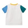 Miki House Hot Biscuits Short Sleeve Boys and T-Shirt, Girls, White, 80cm, 72-5202-495