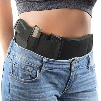 Hidden Elastic Breathable Tactical Leather Hunting Accessories with Leather Belt On Abdomen.