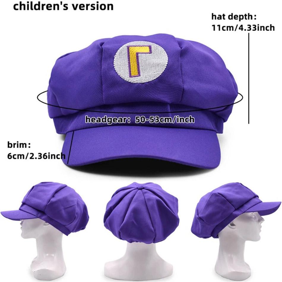4Pcs Anime Cosplay Baseball Caps Character Role Playing Hats Festival Party Costume Surprise Present Accessories