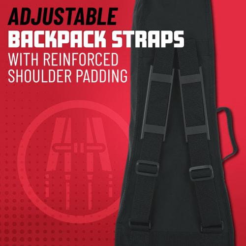 GATOR GBE Series Ukulele Gig Bag, Black, Nylon, GBE-UKE-SOP (Soprano Size)