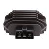 Motorcycle Voltage Regulator Replacement for Yamaha YZF R1 99-02 YZF R6 06-09 YZF R6S 97-07 YZF600R, Color Black