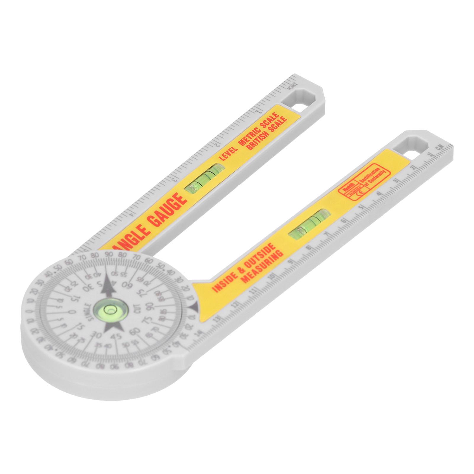 

Miter Saw Protractor Angle Finder Gauge Carpenter s Ruler Woodworking Cutting Positioner
