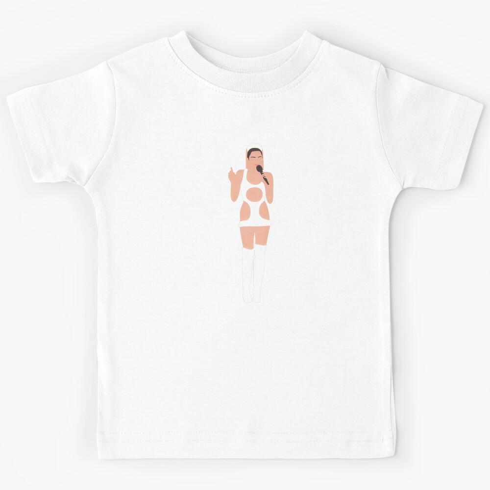 Miley Cyrus Lineless Illustration Kids T-Shirt 170