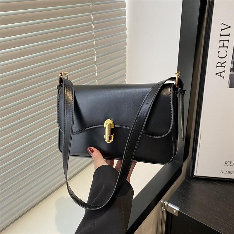 

Весна и лето новая высококачественная текстура темперамент городская сумка-хобо для женщин, модная универсальная сумочка чёрный