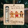 Christmas Cute Money Holder Christmas Ornament for Decorating Christmas Tree - Wooden Handicraft