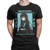 Demon Slayer Anime T-Shirt Herren Baumwolle Oberteile Shirts Ästhetisch Muichiro Tokito Rundhals Kurzarm