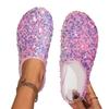 Fashion Bling Women Flats Mules Shoes Slippers Autumn Fashion Casual Shoes Women 2024 Trend Walking Shoes Cozy Dress Chaussures Femme