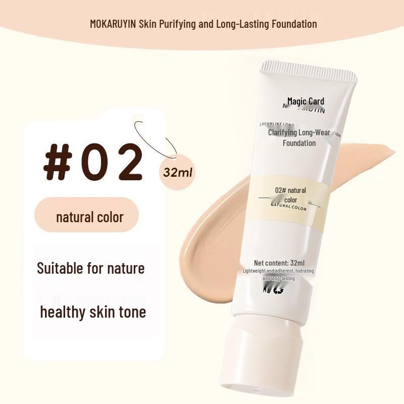 

Mokaruyin Тональний BB-кушон для ідеальної шкіри, стійкий & Консилер, що не перебивається, для сухої/жирної шкіри M6075 32ml