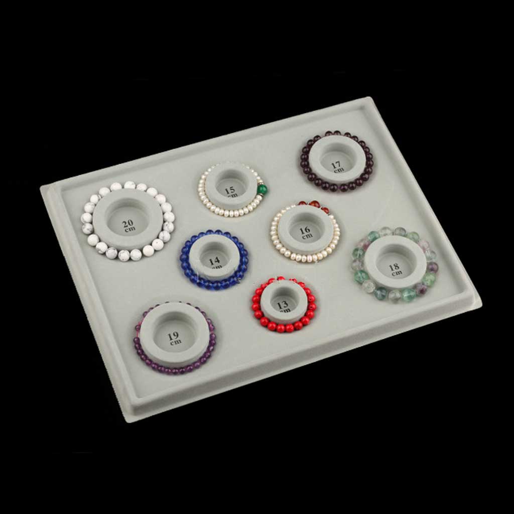Beadboard for Grey Flocking U-shaped Channel Recessed Compartment Design Board
