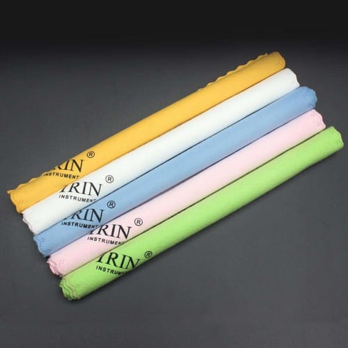 LAJS Super Soft Microfiber Guitar and Instrument Cloths, 5-Piece Multifunctional Jewelry Cleaning Cloth Set for Violin, Viola, Cello, Bass, Guitar, an