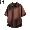 izzue Men's American-Style Soft Cloud Polo Shirt
