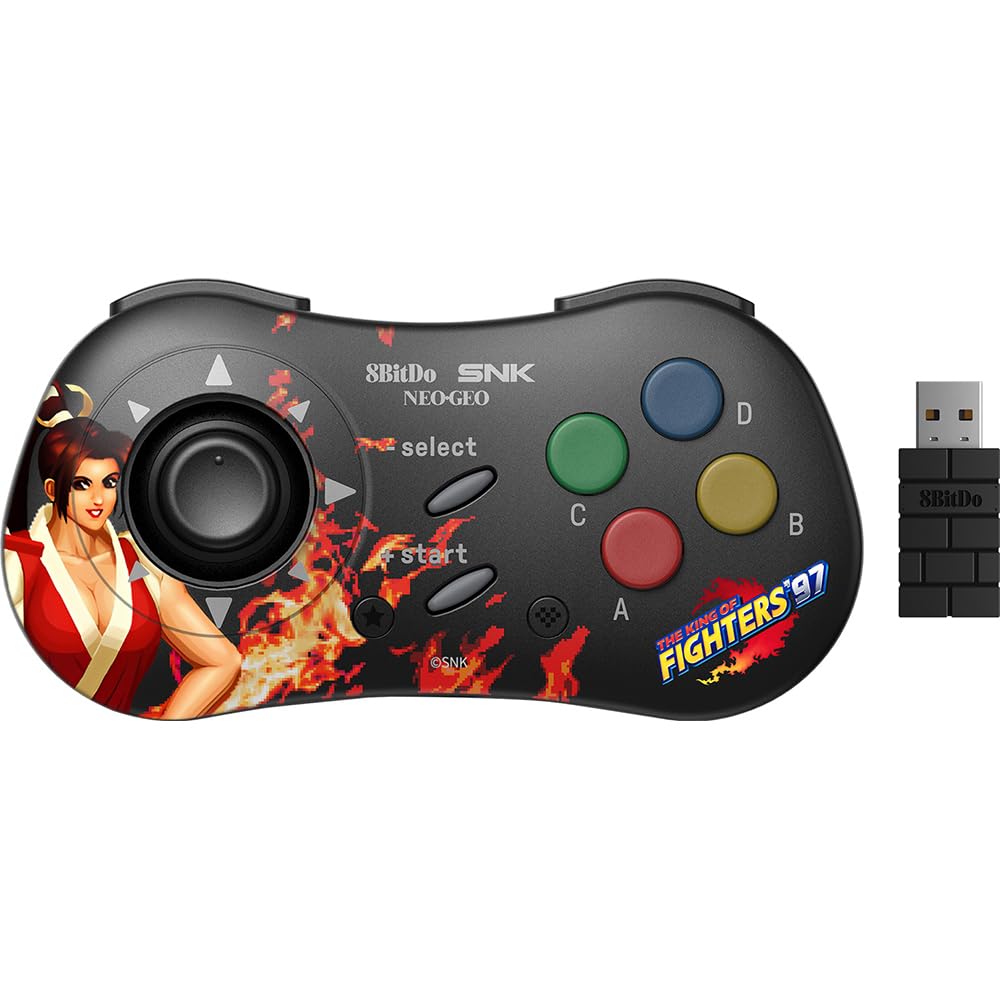 

Geo or 8BitDo NEOGEO Wireless Controller Mai Shiranui [Neo Mini/Android (9.0 higher)/PC compatible]
