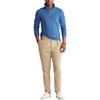 Polo Ralph Lauren SS24 Embroidered Long Sleeve Polo Shirt With Small Pony Logo Men Polo Shirts Blue 710680790-048
