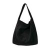 Suede Tote Bag for Women Autum Winter Frosted Casual Large Capacity Commuting Shoulder Bags Vintage Solid Versatile Handbags