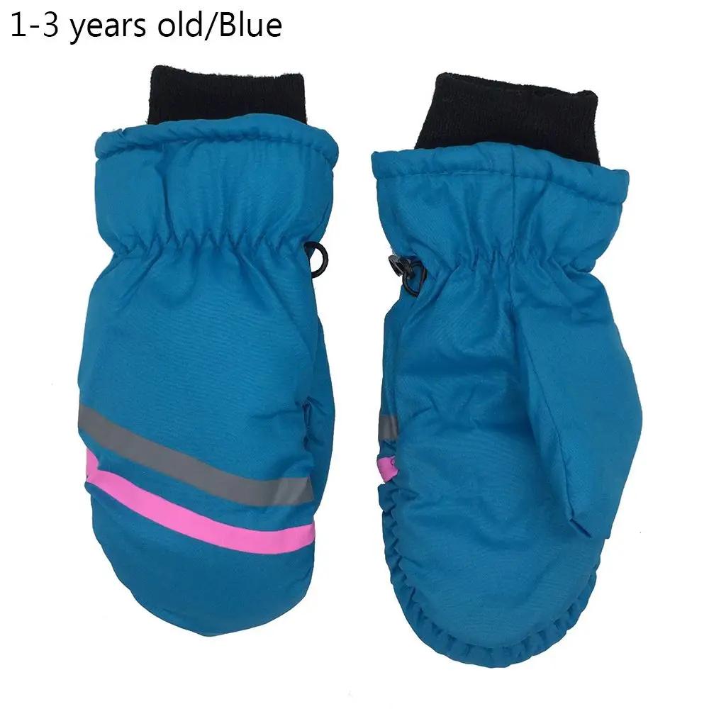 Mittens For Baby Kids Gloves Winter Warm Ski Gloves For Children Outdoor Riding Windproof Waterproof Toddlers Boys Girls 1-12 Y