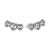 New 925 Silver Charms Heart Bee Flower key Lock Earrings Rings Beads Bracelets Necklaces Womens DIY Jewelry Gift