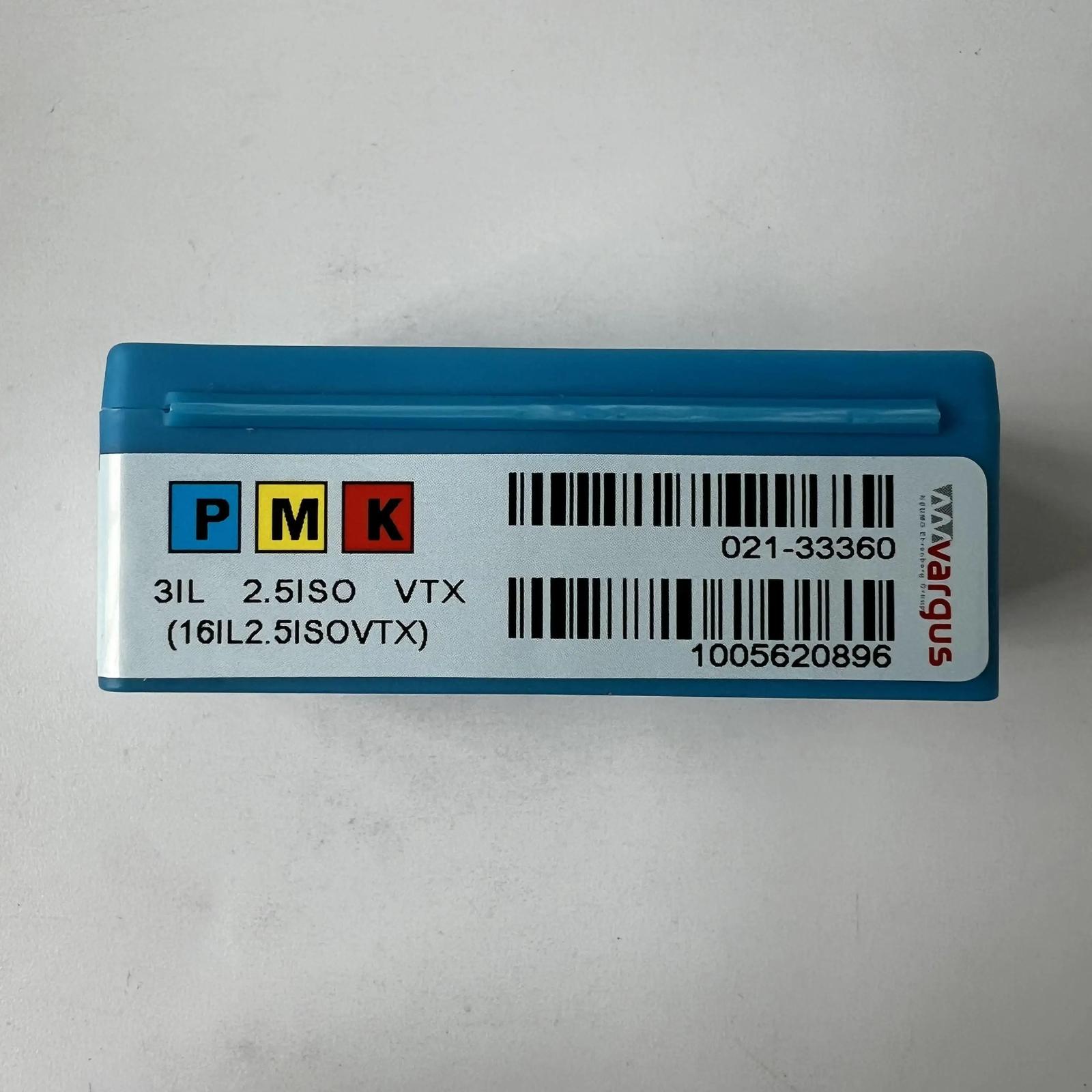 

Original / 3IL2.5ISO VTX / Industrial indexable Carbide Inserts 10 Pcs