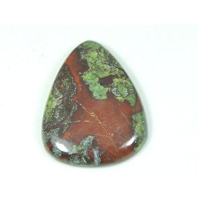 28X39X05 MM Natural Dragon Jasper Pear Shape Cabochon Loose Gemstone 53Cts. SY-472