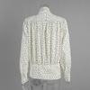 French Polka Dot Tie Shirt 2026 Loose Chiffon Blouse Long Sleeve Bubble Top