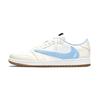 Travis Scott x Air Jordan 1 Béžová Bílá Modrá Travis Scott X AJ1 Low 7.0 Nízké Vintage Basketbalové Boty Unisex DZ4137-700(Tým1698-)
