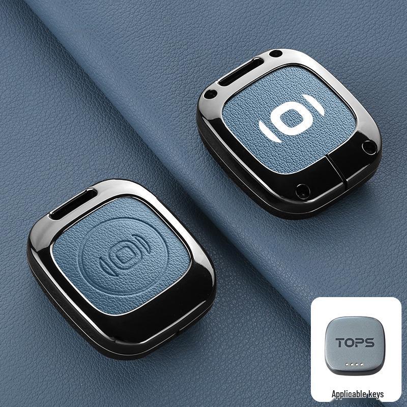 Bluetooth Key Cover with Metal Buckle for Changan Qiyuan E07, Compatible with 25 Car Models
