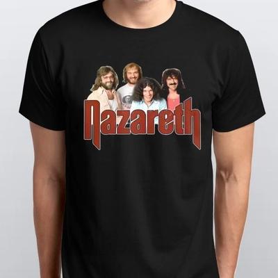 Nazareth Band Rock Musik T-SHIRT Alle Größen S M L XL XXL 3 4 XL Schwarz, Weiß