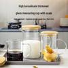 Heat-Resistant Borosilicate Glass Measuring Cup with Scale