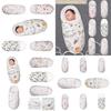 Babyschlafsack aus reiner Baumwolle mit Kopf- und Nackenschutz für Neugeborene, Dinosaurier-Print