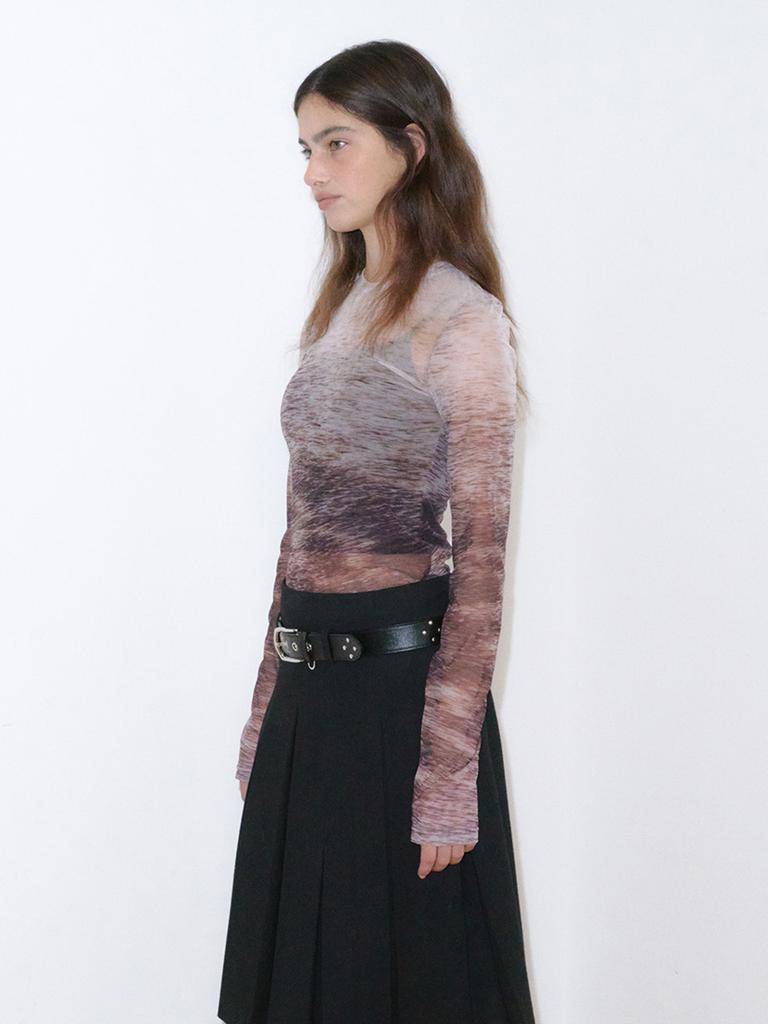 KIJUN Deer Mesh Top Multi