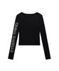 Iwaiial 02 Logo Button Long Sleeve - Black