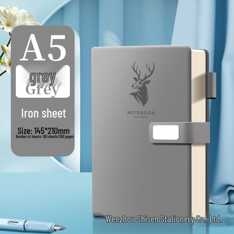 A5 Business Schnallen Notizbuch Set: Benutzerdefinierter Verdickter Notizblock mit Geschenkbox für Büromeetings