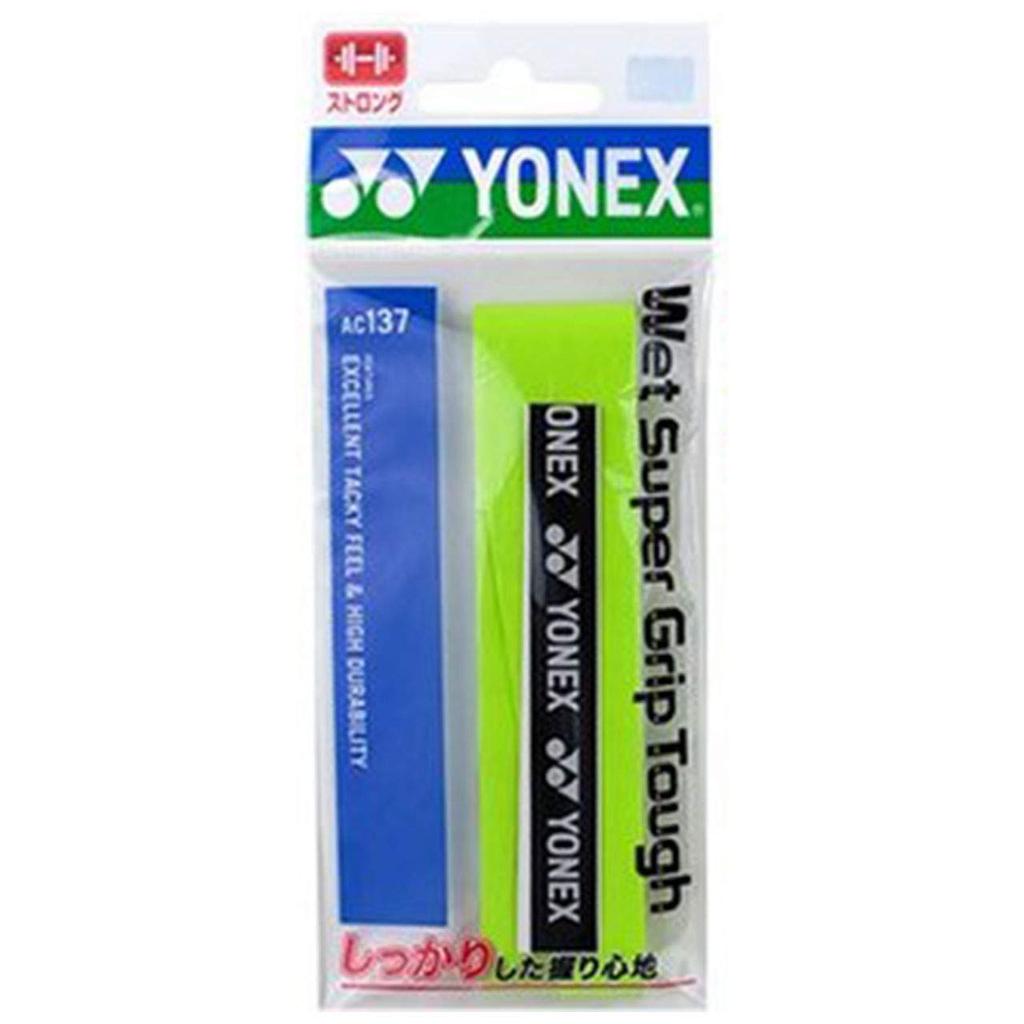 YONEX Wet Super Grip Tough AC137 133 Bright Green (1 piece)