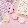 10Pcs Models Resin Cute Cartoon Rabbit Wings Series Scrapbook Diy Jewelry Hair Clips Phone Case Ornament Accessories A56