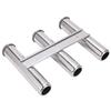 3 Tube Boat Fishing Rod Holder 304 Stainless Steel Fishing Rod Rack for Marine Yacht Ships