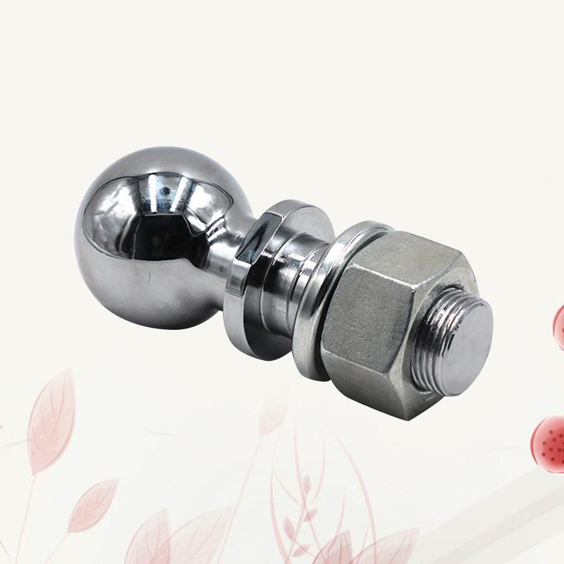 50Mm Premium Tow Ball for Trailer Coupling 5000Lbs Rated Load Sturdy Rear Trailer Parts Lightweight Easy Carry Hitch Pin