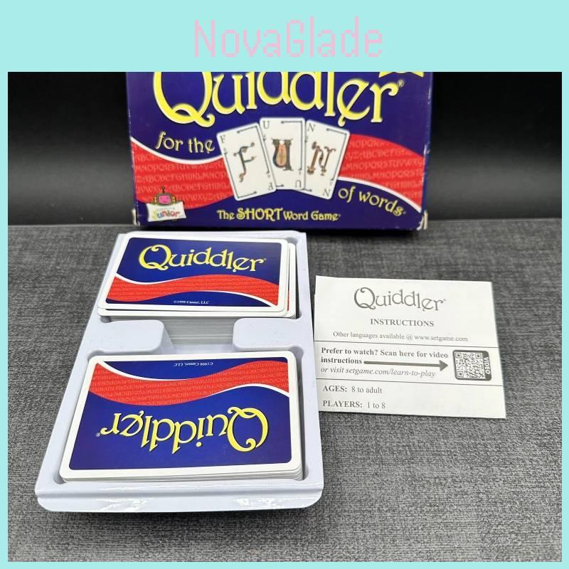 Colorful Quiddler Strategy Board Game With Five Crown Theme Encouraging Intellectual Development And Parent-child Interaction