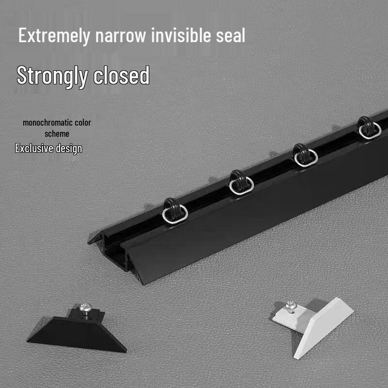 V-Shaped Silent Aluminum Curtain Track