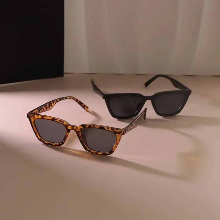 Casual Small Frame Square Sunglasses Women Men Sun Glasses Female Mirror Colors Designer Brand Fashion Luxurious Eyewear