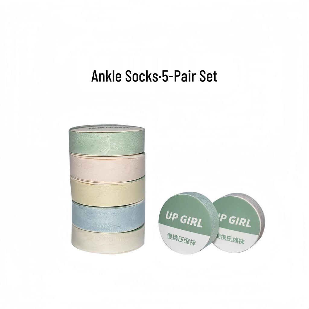 All-Season Mid-Calf Disposable Socks - One Size, Sweat-Absorbing and Travel-Friendly
