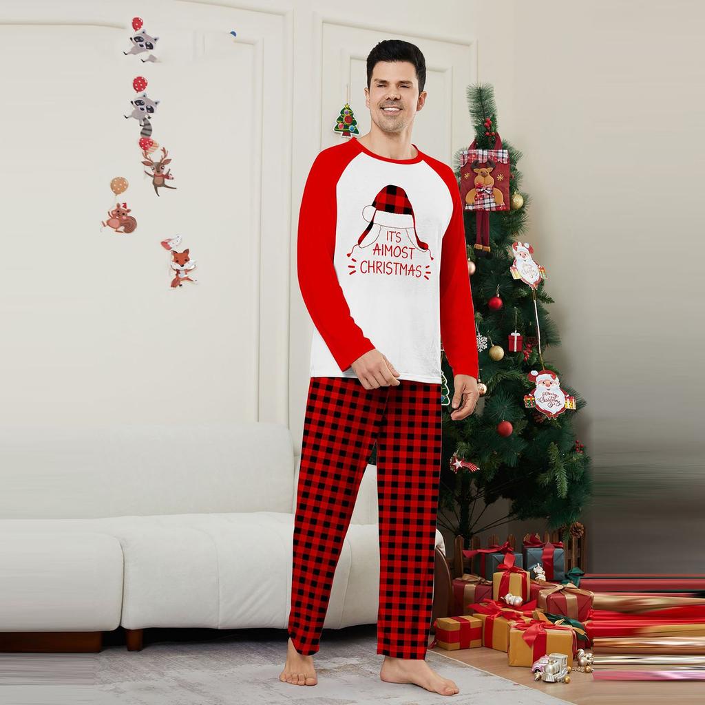 Crăciun Părinte Copil Familie Set Mobilier Casă Pijamale Crăciun Set Două Piese