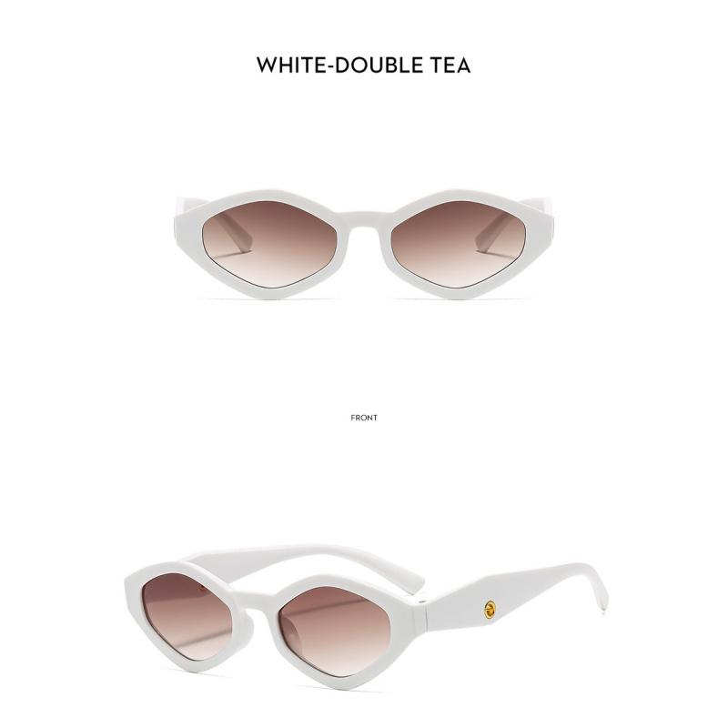Damen-Sonnenbrille, modische polygonale Herren- und Damen-Sonnenbrille
