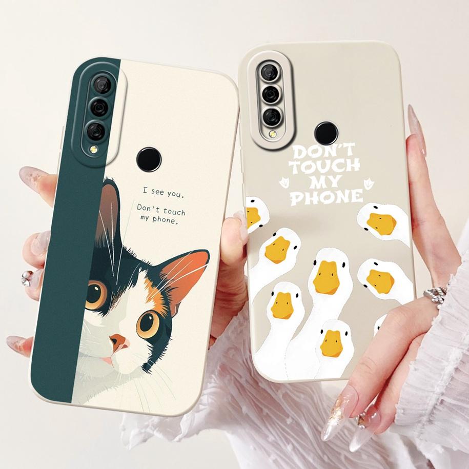 For Huawei P30 Lite Case MAR-LX1A MAR-LX2 Cover Cute Panda Rabbit Soft Silicone Phone Case For Huawei P30Lite Nova 4e Fundas New