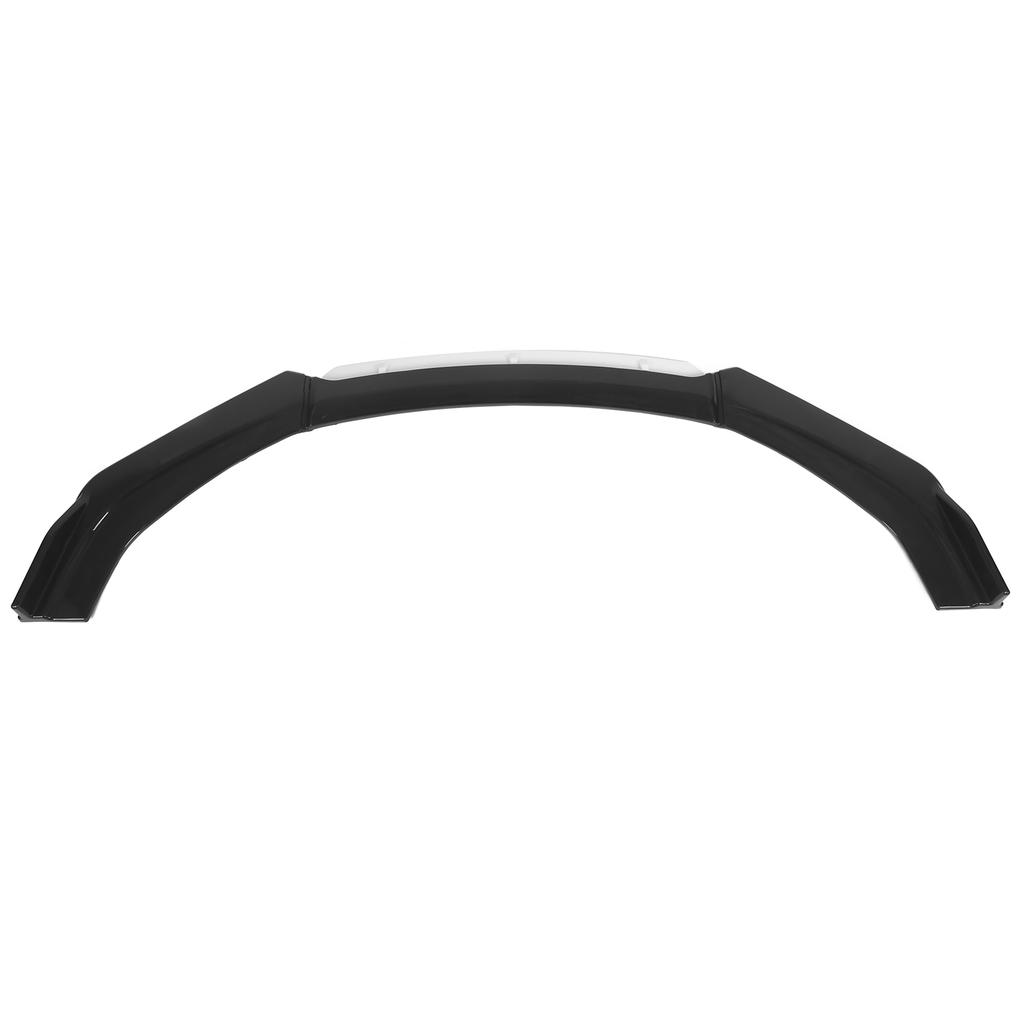 Front Bumper Lip Spoiler Splitter Kit Aerodynamic Part for Auto Car Modification(Glossy Black White )