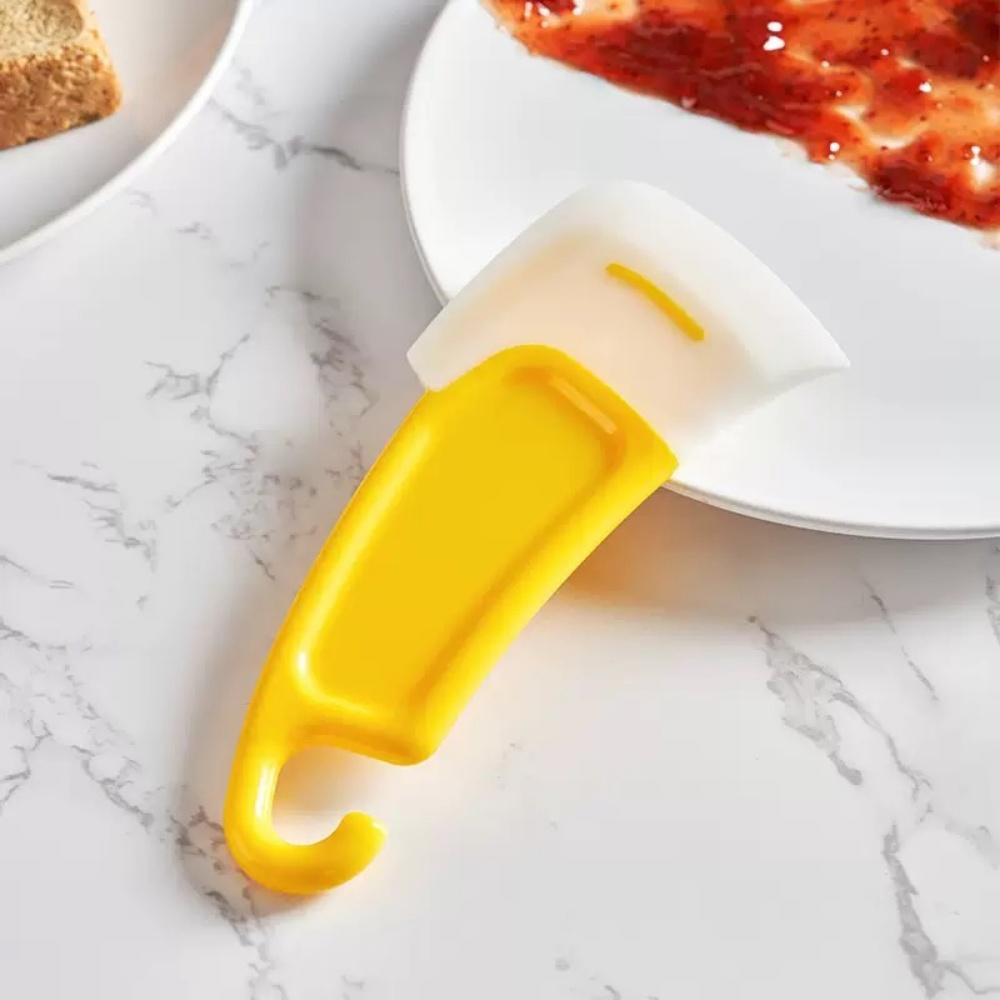Multi-purpose canned food applicator, high-temperature resistant silicone scraper, used for spreading peanut butter, jelly,