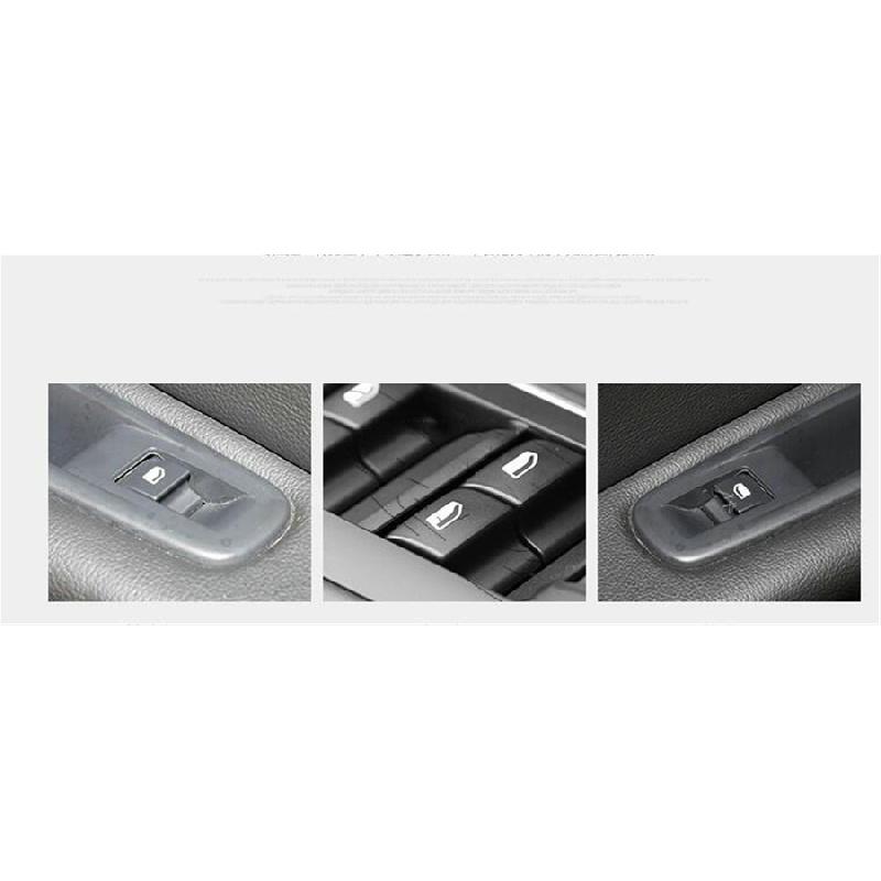 Bilar dekorativa plätering fönsterhissknapp strömbrytare dekoration NYTT för Peugeot 4008 5008 GT 2017 2018 ar tillbehör bilstyling