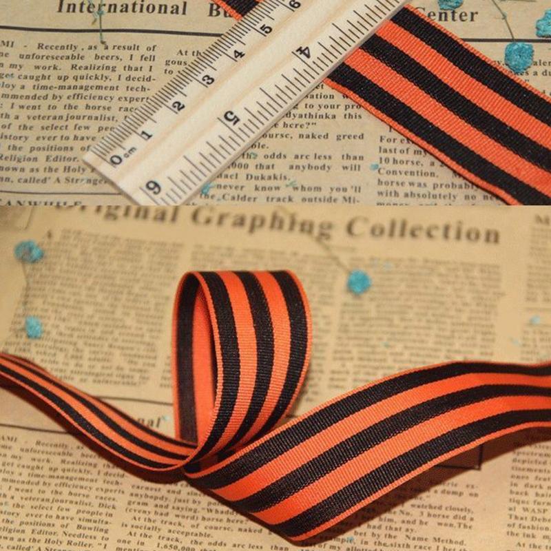 Russian Victory Day Ribbon Soviet Russian Ribbon Clothing Decoration Accessories Collectible Soviet Victory Day Keepsake for