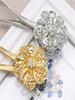 Magnetic Curtain Holdback Clips with Crystal Decor - Versatile Curtain Tieback Fasteners for Living Room, Office & Home Decor |