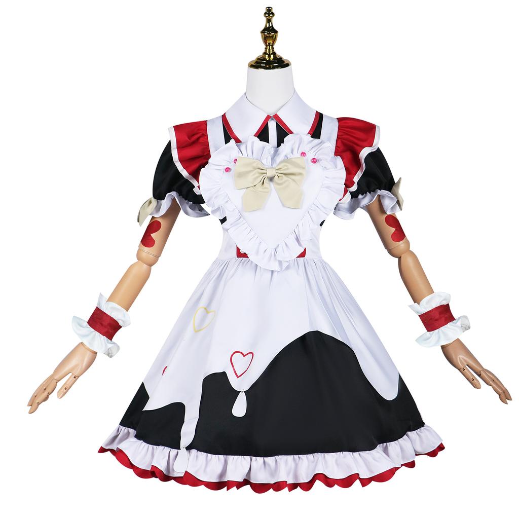 Beishui trade live streaming host girl relies heavily on anime cosplay Tangtang Chaotian sauce maid outfit cos suit full set